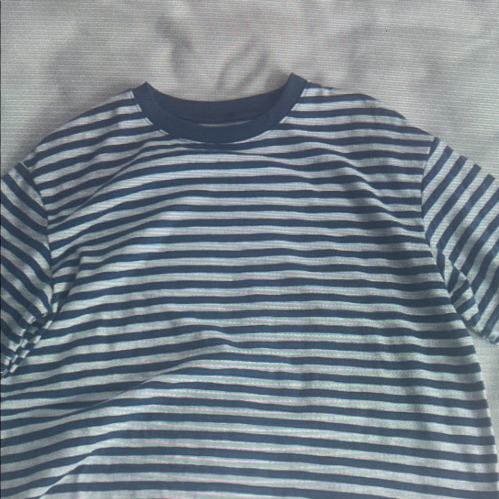 Striped Navy and White Women's Skirt
